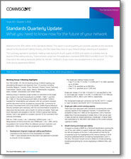 Standards Quarterly Update